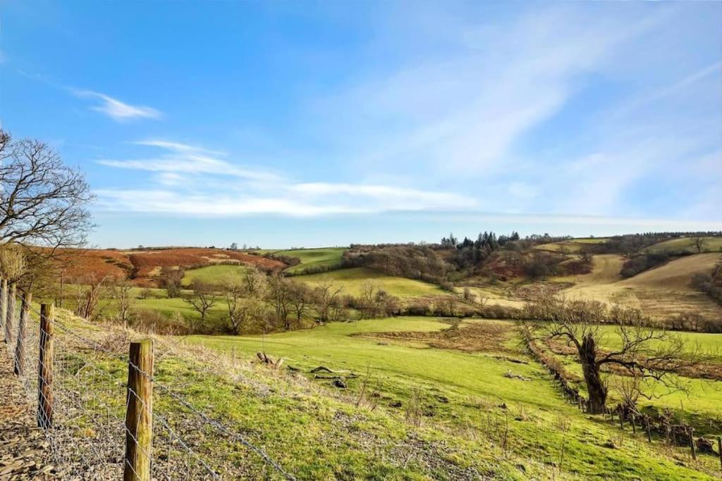 Upper Caerfaelog Farmhouse Llanbister Ngoại thất bức ảnh